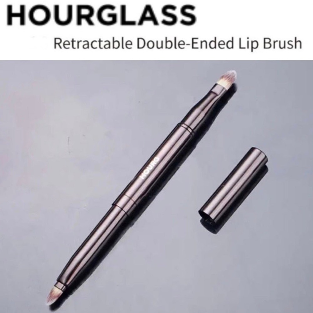 HOURGLASS Retractable Double Ended Lip Makeup Brush  ~NEW~  In Box - Picture 3 of 9